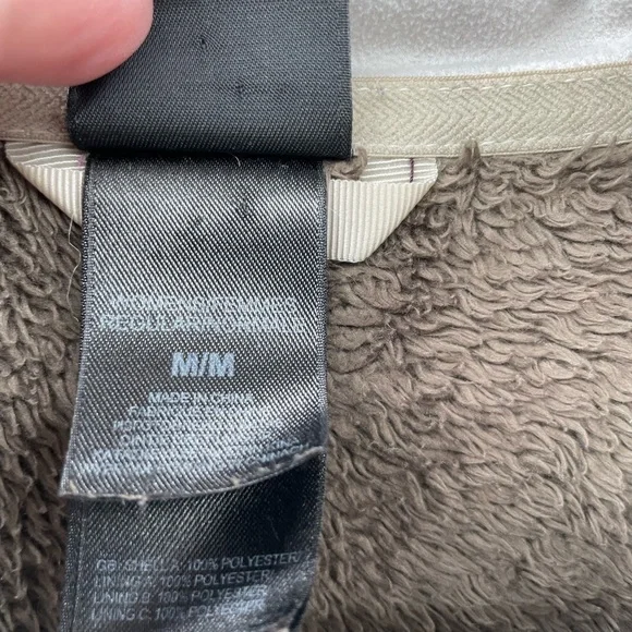 The North Face womans brown fuzzy gorpcore outdoor activewear jacket Medium - Picture 7 of 10